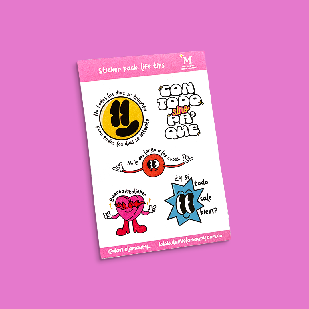 Sticker Pack: Life Tips